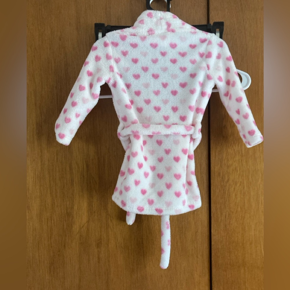Rae Dunn Pink Heart Robe - Picture 4 of 5